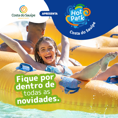 Já está sabendo da novidade do ano? Clique aqui para saber mais sobre o Hot Park da Costa do Sauípe!