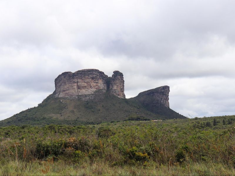 Morro do Pai Inácio, uma imensa formação rochosa no meio da Chapada Diamantina